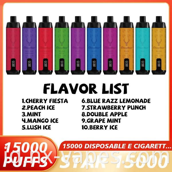 Stag Bar King 15000 puffs